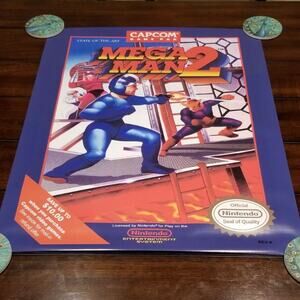 Poster - Mega Man 2 NES Cover Art (NEW) - Capcom - Nintendo